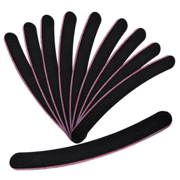 

1pcs professional nail files buffer buffing slim crescent grit sandpaper perfect for finger care nail art 01#
