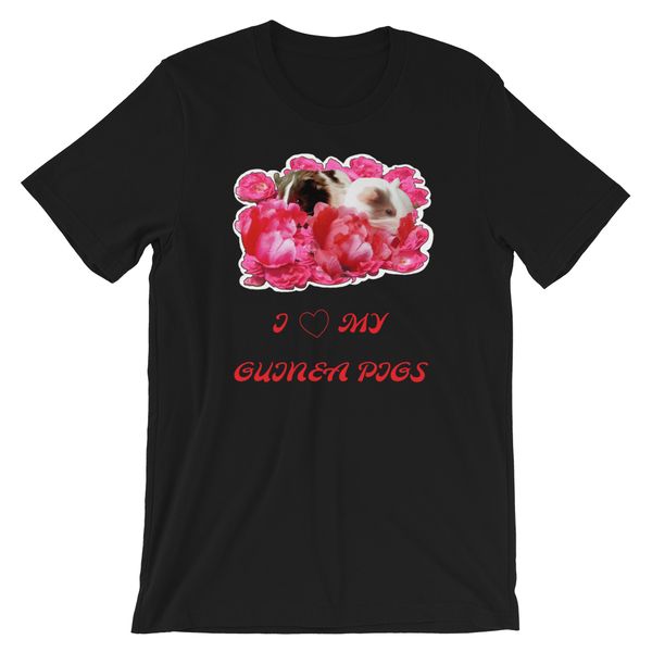 

я 3 love my свинка футболка pet cute guinea pig flower одежда street wear fashion tee shirt спорта толстовка с капюшоном толстовка