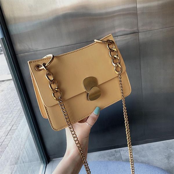 

2020 new fashion ladies shoulder bag chain with flip designer handbag clutch bag ladies messenger with lock