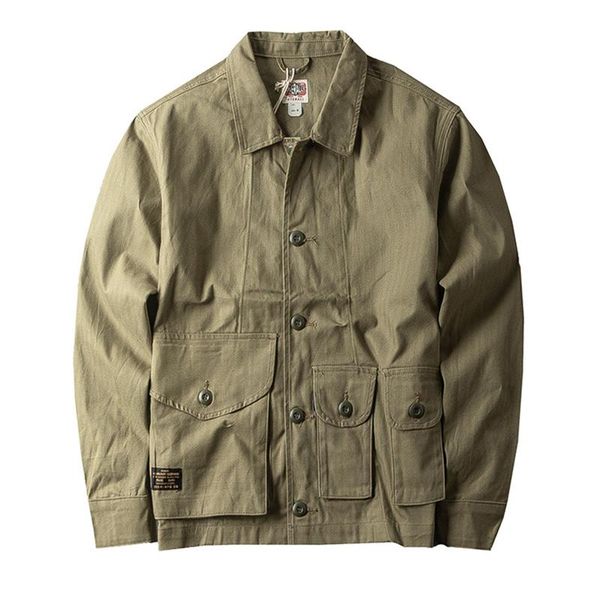 

japanese harajuku vintage multi pockets cargo jacket for men urban boys streetwear hip hop militray jacket plus size, Black;brown