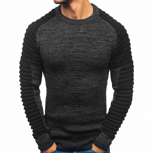 

men's cardigan striped long sleeve slim sweater cardigans round fall winter dark gray red w3nw#, White;black