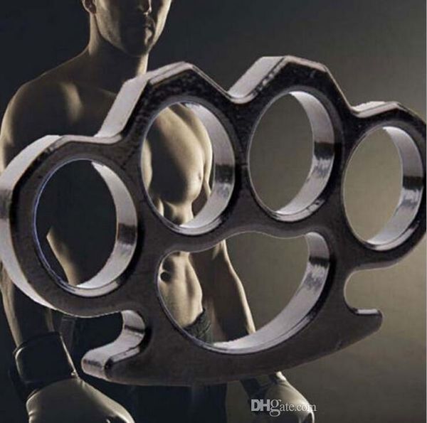 

silver and black thin steel brass knuckle dusters,self defense personal security women's and men's self-defense pendant