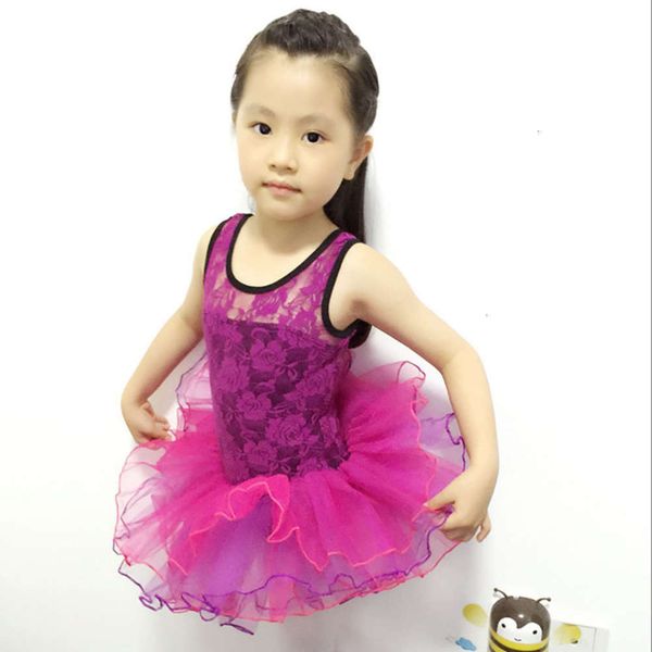 

dance performance drs girl's ballet lace children's princs poncho skirt, Blue