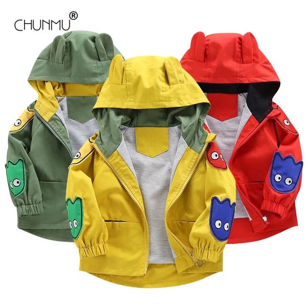 

spring baby boys girls denim hooded zipper coat outerwear sweatshirt autumn fashion kids jackets children clothing 201106, Blue;gray