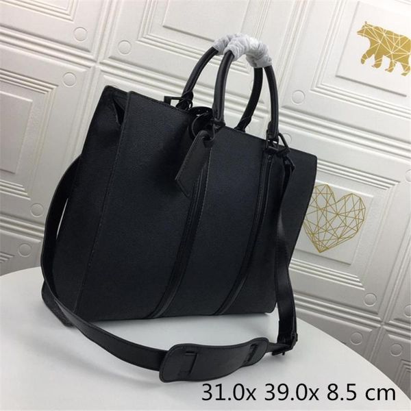 

business office briefcase men's soft bag men's casual computer notebook bag black document classic travel
