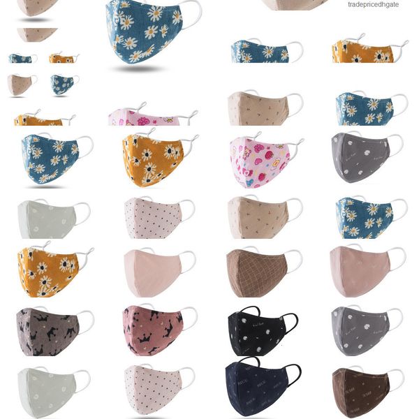 

mouth washable 100% cotton face kids cartoon reusable mask with filter dus x49u 9cz1