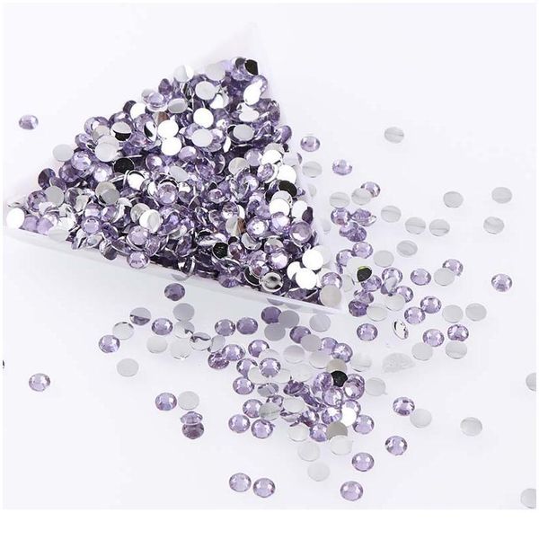 

light purple 10000pcs 2mm/m/4mm/5mm round resin flatback rhinestones for diy nail art/jewelry decoration ligh jllfdy, Black