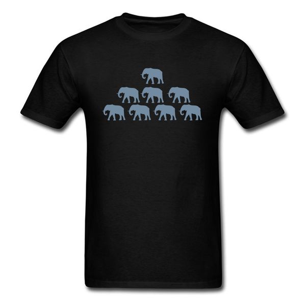 

2018 design elephants short sleeve t shirt black tee shirts family group plus size cartoon silhouette sport hooded sweatshirt hoodie