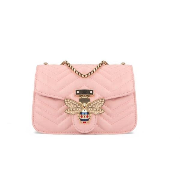 

chain shoulder bag for women clutch luxury handbags women brands designer famous messenger ladies leather bee buckle handbag