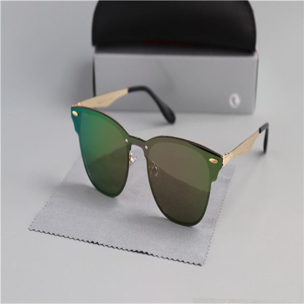

new arrial aluminum magnesium sunglasses women men uv400 lens retro vintage sports sun glasses goggle with cases and boxes trshsrth, White;black