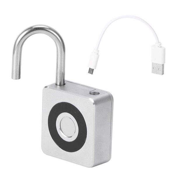

usb charging smart fingerprint touch control padlock distribution box drawer cabinet lock