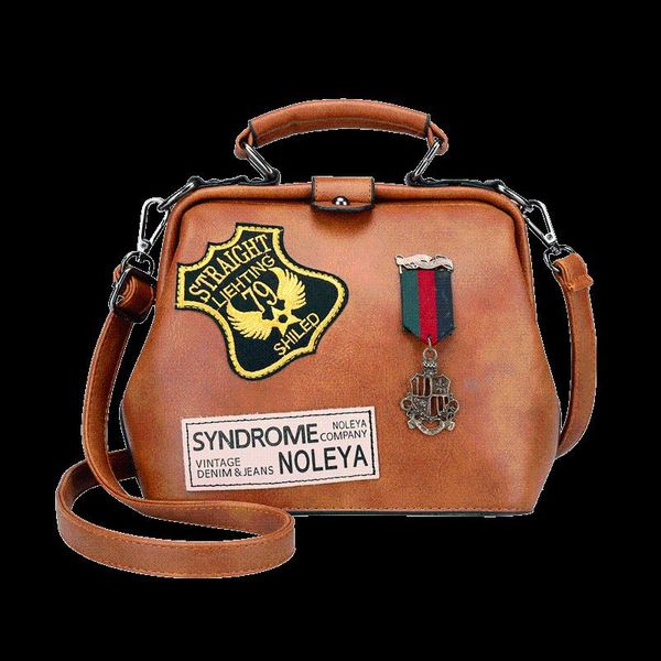 

women shoulder bags female messenger bag handbags totes braccialini brand style handicraft art cartoon fashion embroidery badge