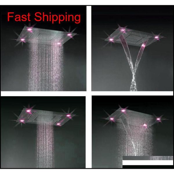 

led shower head 31"x24"(80x60cm) sus304 embeded ceiling 3 function big water qyldig my_home2010