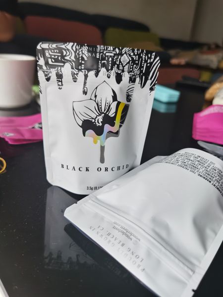 

black orchid wonderbrett oz kush mylar bag 10x12.4cm edibles packaging local mylar bags sf california 3.5g wmtixp powerstore2012