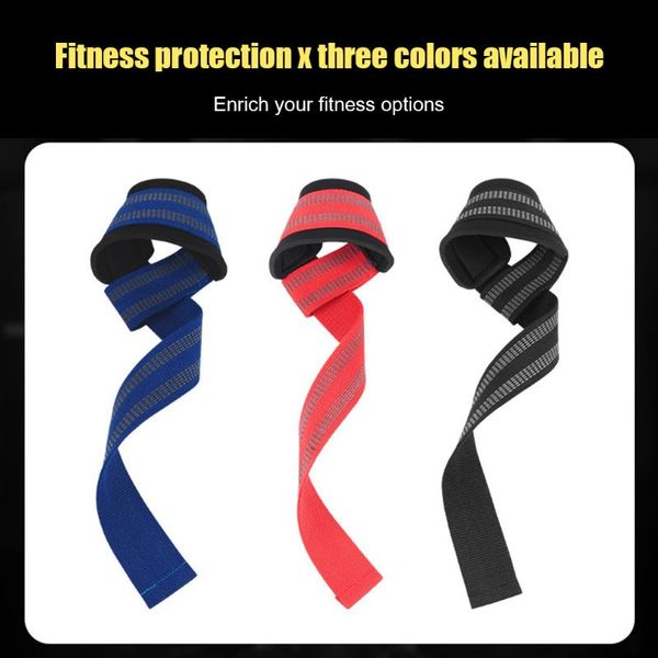 

wrist strap exercise training sport fitness anti-slip wrist guard hand protector for easy safety working-out ornaments, Black;red