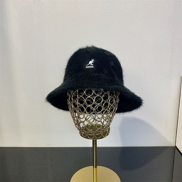 

lxru woollen hats new autumn warm fashion kangaroo recommends blogger torn hats for street style winter lovers, Brown;gray
