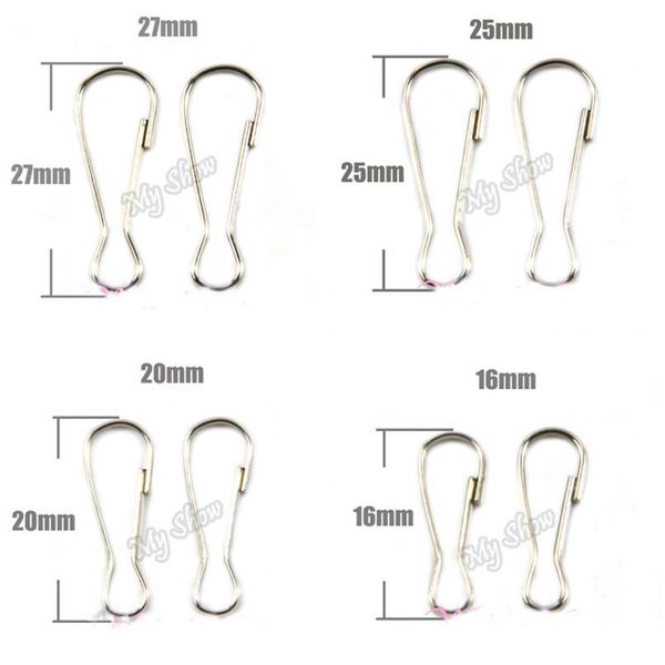 

100pcs metal snap lanyard clip hook gourd buckle keychain camping clasp carabiner waist belt clip hiking hanging buckle jllpmj