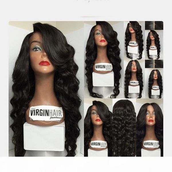 

100% brazilian human hair full lace wigs & lace front wigs,full lace human hair wigs for black women,rpgshow hair products, Black;brown