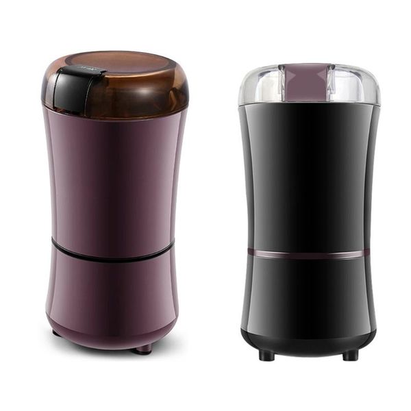 

home electric coffee bean grinder eu plug mill grinding diy tool multipurpose herbs salt pepper spices nuts grains mini