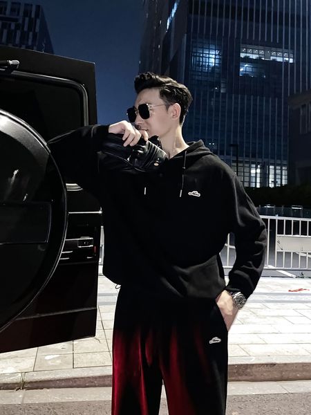 

daio ethan korean sweater suit men's hooded sports casual trend autumn winter coat