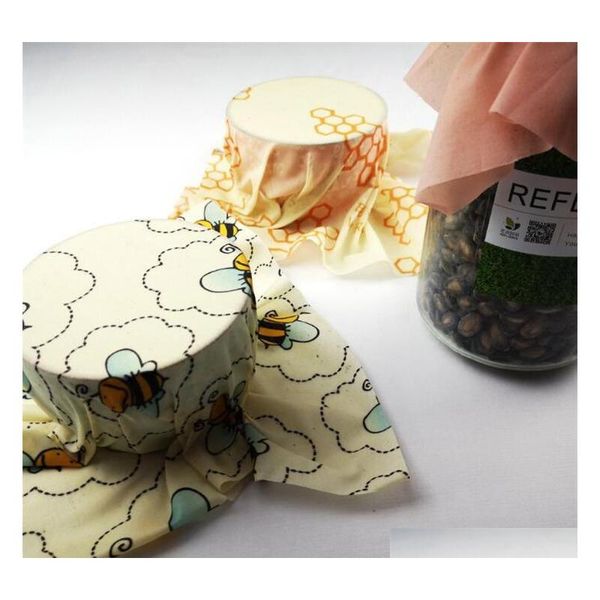 

reusable beeswax food wrap beeswax packaging outdoor picnic biodegradable storage wrap food fresh keeping cover qylrre garden2010