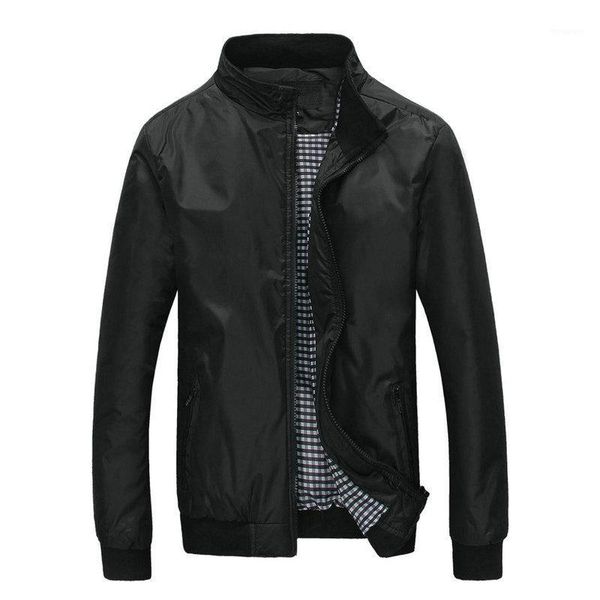 

2020 spring autumn bomber jacket men casual lightweight men jacket coat1, Black;brown