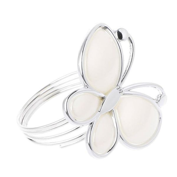 

12pcs butterfly napkin rings l restaurant napkin ring metal weddings party serviette table decoration napkin qylgyx