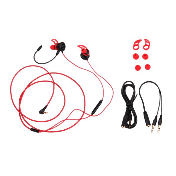 

stereo earphones for music phone computer mp3 mp4 cd player dual microphone