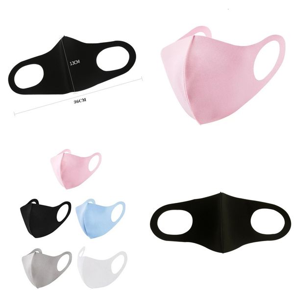 

mouth pink color cloth mask anti dust face cover respirator dustproof anti-bacterial washable reusable ice silk cotton moutletl15m