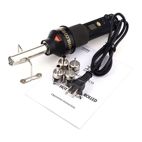 

110v 450w adjustable digital electronic heat air gun desoldering soldering station electric temperature controlled heat gun