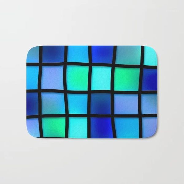 

bath mats bathroom rugs colored pattern mat flannel absorbent non slip doormat entrance door room mats1