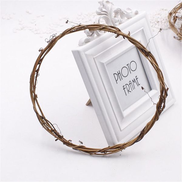 

a-19cm realistic garland green leaf iron wire artificial flower vine rattan wedding decoration foliage wreath flower