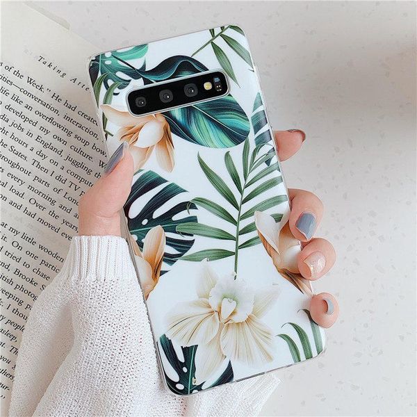 

flykylin rose flowers чехол для samsung galaxy a40 a50 a70 s8 s9 s10 plus s10e задняя крышка на мягкий силиконовый tpu marble bbynom bwkf