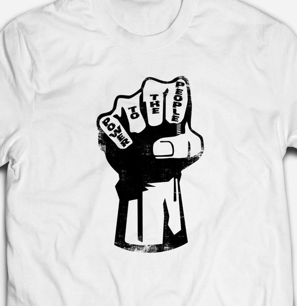

спорт power to the people политика протест кулак 100% хлопок mens активист 2019 мода 100% хлопок мужчина t рубашка на заказ рубашки классной