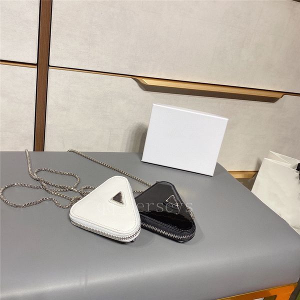 

luxury designer fashion new triangle logo nimi one shoulder messenger bag women's bag 2021
