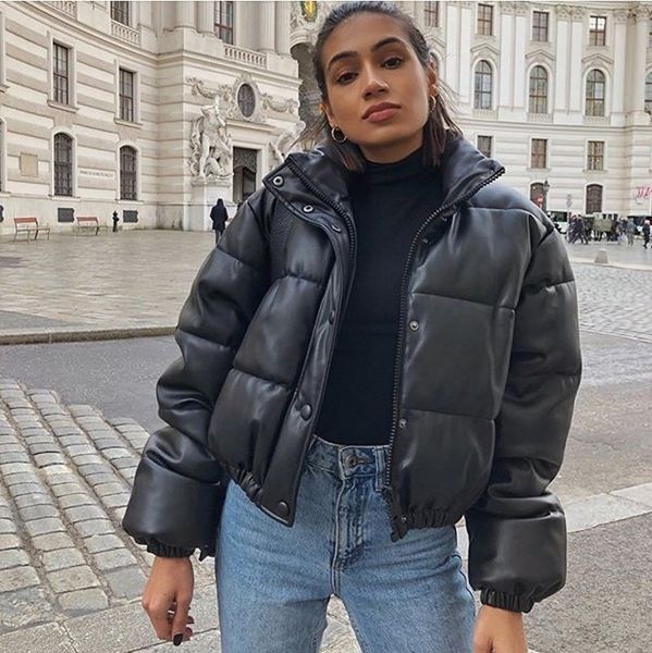 

black for the vintage autumn streetwear jacket kpop style woman clothes epfs