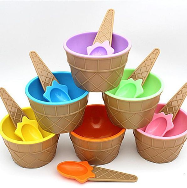

1 x ice cream bowl with a spoon fashionable and stylish design durable lightweight comfortable washable