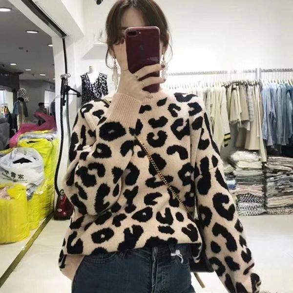 

2021 new new women's nightgown fall and winter fit female sweater sweaters h00293 zd83, White;black