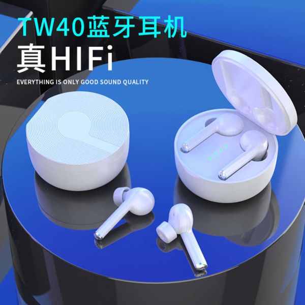 

tw40 5.0 wirels touch movement binaural noise reduction bluetooth headset