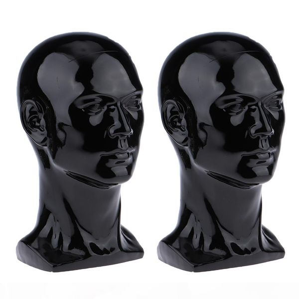 

pvc male displaying head wigs making display model, White