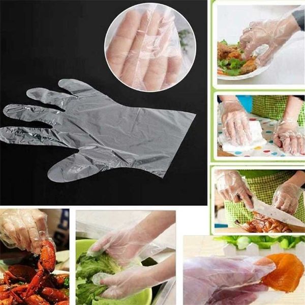 

factorycw2yplastic one-off 2000pcs glove clear disposable gloves cleaning