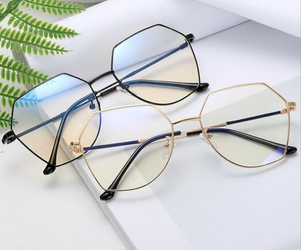 

computer glasses anti blue anti radiation glasses clear large blue light blocking eye glasses frames mens accessories kx88910, Silver