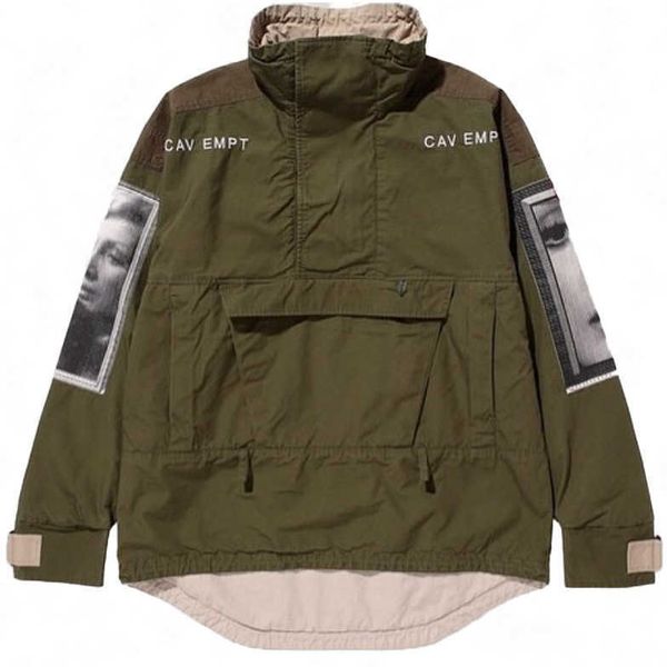 

men's jackets cavempt pullover jacket women's fashion brand stormsuit men's c.e two sleeved face functional splicing windproo, Black;brown