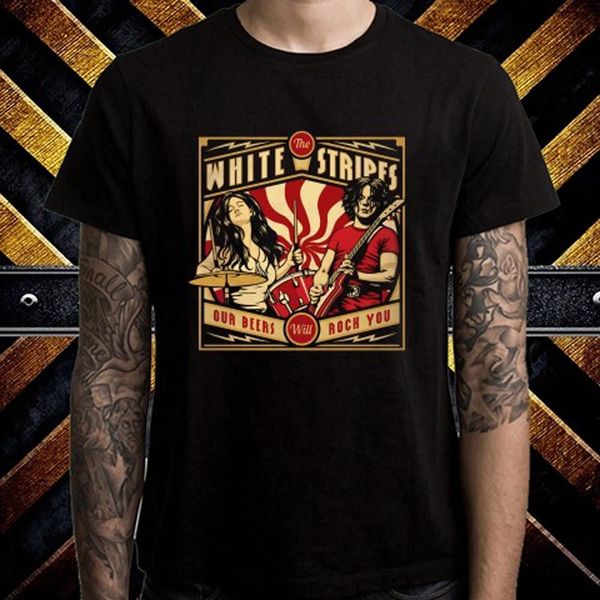 

white stripes concert tour men's черная футболка размер s для 3xl мужской женский майка спортивная с капюшоном толстовка толстовка