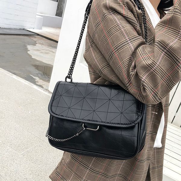 

women handbag 2019 brand new designer plaid diamond lattice crossbody bag rhombic chain shoulder messenger bag for women handbag c0121