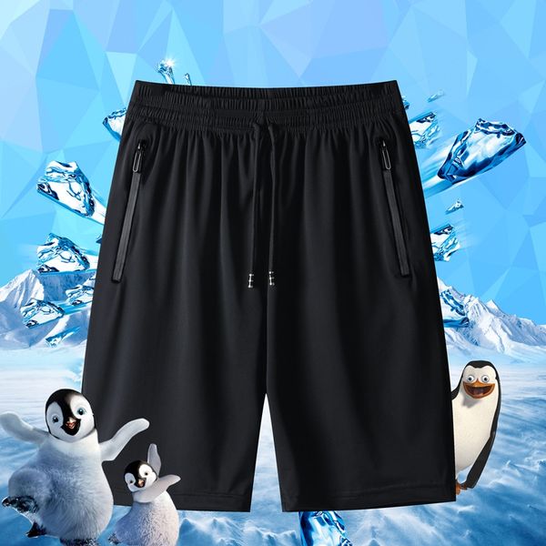 

шорты мужского летнего лед шелковый спорт быстро сохнуть пять под пляжных точками повседневной одежды сыпучих 5 очков больших трусов пляжных, Blue