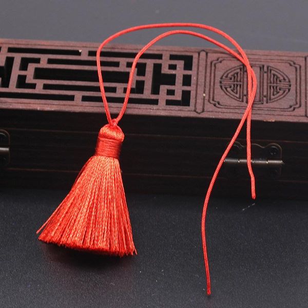 

6pcs short fat rope silk tassels diy pendant jewelry curtain garments decorative accessories fringe trim hand crafts mini tassel h jllpbe