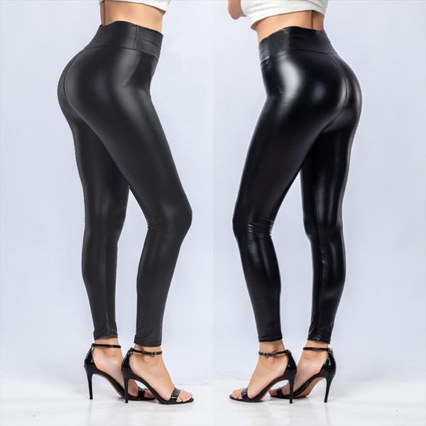 

плюс размер поножи женщины sexy night club hip подъемное тонкий кожа pu поножи casual черный гетры высокая талия s 5xl, Black
