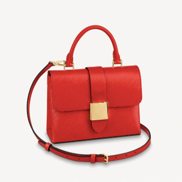 

woman handbag luxurys designer bag new red color handbags cover with lock 5 colors pu versatile interior compartment luxury desi