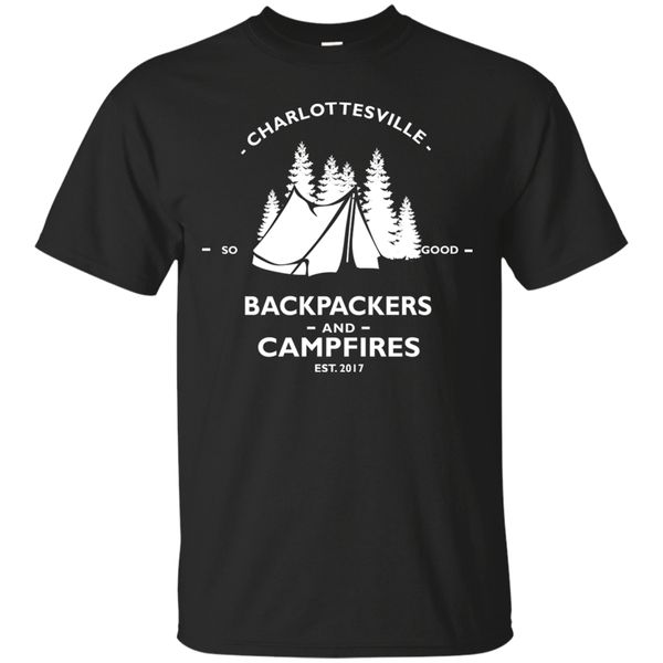 

backpackers & campfires tent black t-shirt s-2xl superior quality tee shirt sport hooded sweatshirt hoodie